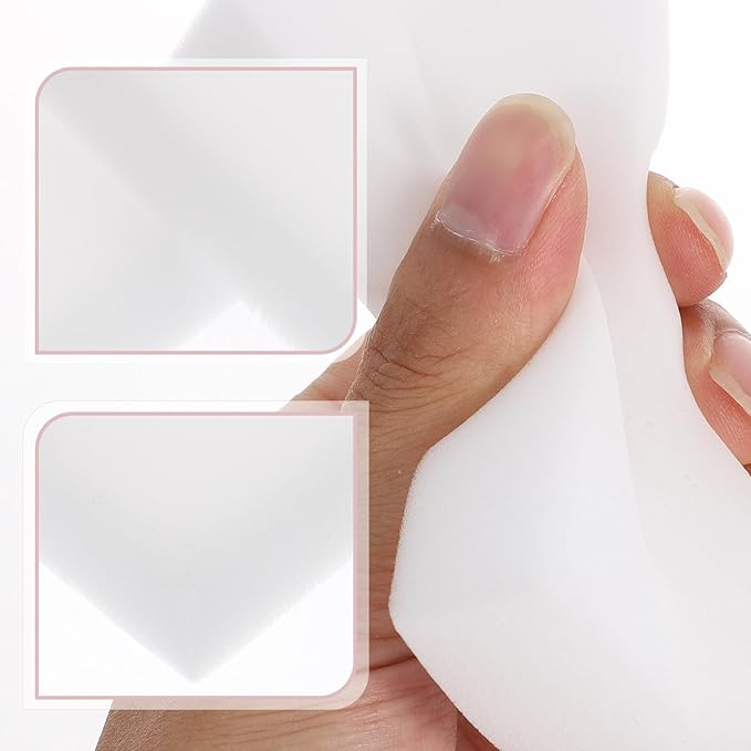 Tofficu 32 Pcs High Density Sponge Blocks for Needle Felting, DIY Crafts, Jewelry Making, and Heat Shrinkable Accessories, 3.93x2.36x3.14 Inch, White Paint Sponges