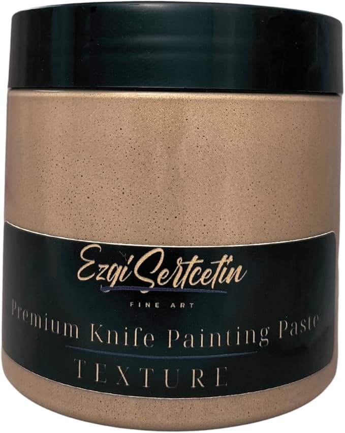 Premium Palette Knife Painting Paste|Texture Paste|Authentic Bright Colors|Ready to Use|Easy to Apply| 6oz (Nude)