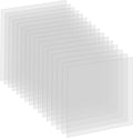 16 Pack 6 Mil Clear Mylar Stencil Sheets, 12" x 12" Blank Reusable Plastic Template Sheets for Cricut, Laser Cutting, Gyro-Cut Tool Template Material