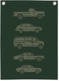 Toddler Boy Room Decor,Car Room Decor Linen Canvas Banner,Retro Car Wall Hanging Flag Banner for Little Boy Bedroom,Playroom Nursery 18x25 Inch