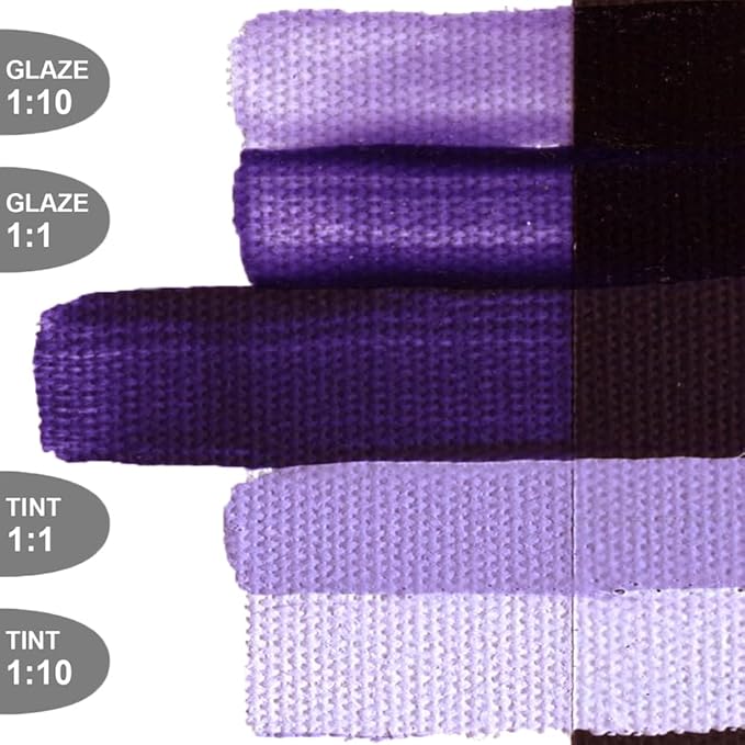 OPEN Slow-Drying Acrylics by GOLDEN, Ultramarine Violet, 5 fl oz. tube, Professional Acrylic Paint, Semi-Transparent