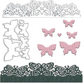 Lace Metal Cutting Dies Butterfly Lace Cut Die for Card Making DIY Scrapbooking Album Paper Decorative Stencil