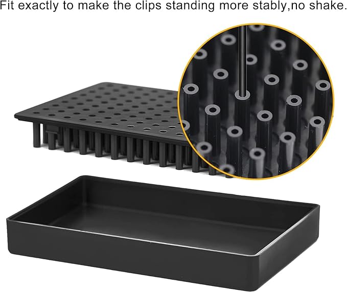 Model Painting Stand Base Holder and 12PCS Bendable Alligator Clip Stick Set Modeling Tools for Airbrush Hobby Model Parts