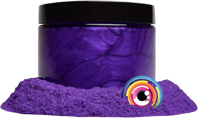 Eye Candy Pigments Premium Purple Mica Powder - Periwinkle Purple (25gr) - for Epoxy, Resin, Soap, Paint, Woodworking, Acrylic Pouring, Bath Bombs, Fishing Lures - DIY Arts and Crafts Additive