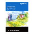 Amazon Basics Watercolor Pad, 9"x12", 140 lb / 300 gsm, 30 Sheets, White