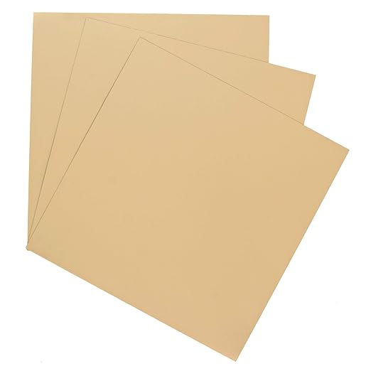 EAGLE 1: 12" x 12" 26 Gauge Sheet Metal Squares (3 Pack Per Order, Multiple Colors) Great for Arts, Crafts, DIY Home or Work Projects (12" X 12", Sahara Tan)