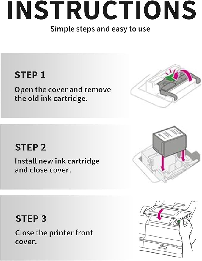 LCL Compatible Ink Cartridge Replacement for Pitney Bowes 793-5 DM100i DM125i DM150i DM175i DM175i-MH DM200i P700 P7L1 PRL1 DM200L DM225 SendPro C200 SendPro C300 SendPro C400 SendPro (3-Pack Red)
