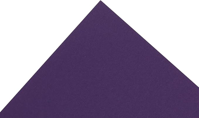 PA Paper Accents Stash Builder Cardstock 8.5" x 11" Royal Iris, 65lb colored cardstock paper for card making, scrapbooking, printing, quilling and crafts, 25 piece pack