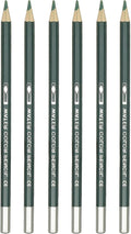 PATIKIL Watercolor Pencil, 6Pcs Water Soluble Pencils for Blending, Coloring, Sketch Drawing, Painting, Dark Green
