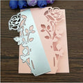 Lapoo Flowers Metal Cutting Die for Scrapbooking - Durable, Cut Stencils for DIY Scrapbook Photo Album Decorative Paper Card, Card Making Supplies, Embossing (Rose Flower 4.6 x 1.9 in)