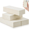 4 Pcs Thickened Felt Blocks Wool Soft Felt Squeegee Automotive Vinyl Wrapping Tool 1'' x 2'' x 4'' White Film Installing Tool for Sandpaper Sanding Polishing for Window Tinting No Scratches