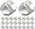 ARTIBETTER 50pcs Modular Cube Connectors Durable Storage Connectors for Wire Shelves Closet Organizers Easy Assembly Versatile Connection for Shoe Cubes Modular Storage