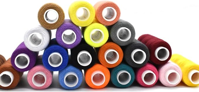 Sewing Thread 30 Colors Sewing Industrial Machine and Hand Stitching 250 Yards Each Sewing Thread Polyester