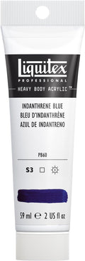 Liquitex Professional Heavy Body Acrylic Paint, 2-oz (59ml) Tube, Indanthrene Blue