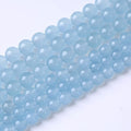 35PCS 10MM Natural Cyanihalite Round Loose Stone Beads for Jewelry Making DIY Energy Stone Healing Power Bracelet 15"