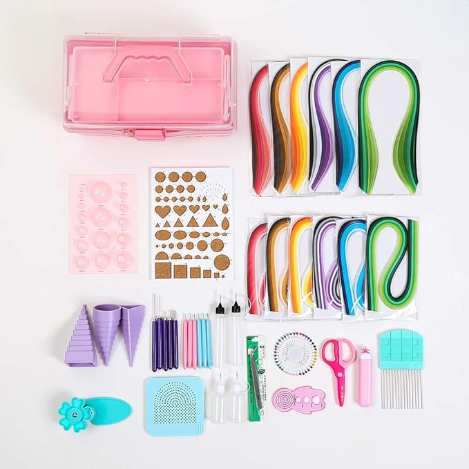 IMISNO Paper Quilling Kit - Quilling Tools and Supplies, Paper Strips