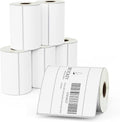 BETCKEY - 4" x 4" (102 mm x 102 mm) Shipping & Large Square Removable Film Label - Durable Waterproof - Compatible with Zebra & Rollo Label Printer [6 Rolls, 2100 Labels]