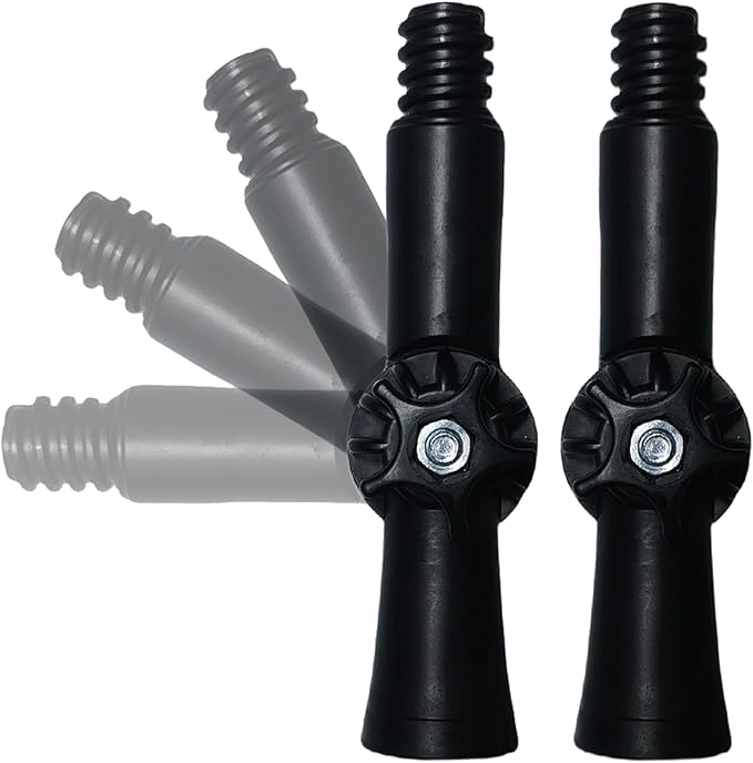 Rotatable Joint Angle Adaptor for Telescoping Extension Pole, Versatile for Window Cleaning, Gutter Cleaning, Light Bulb Changing, Painting Threaded Extension Pole -1 Pack