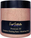 3D Sculpture Painting Paste|Texture Paste|Decorative Plaster|Ready to Use|Unique Metallic Pearl and Neon Colors|Ideal for Artwork|Stencil|Flowers|Texture and Art Relief|6 oz (Peach 'N Cream)