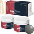 Smalltongue AB Epoxy Sculpt Clay, 2 Part Epoxy Sculpture Modeling Paste Clay (A & B) 4 Pound, Modeling Compound for Modeling, Repair, Fill Up Retrofit and Sculpture, Natural, ST599