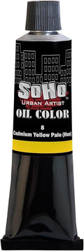 Soho Urban Artist Oil Paint - Cadmium Yellow Pale Hue, 170 ml Tube - Best Valued Oil Colors for Painting, Excellent Pigment Load