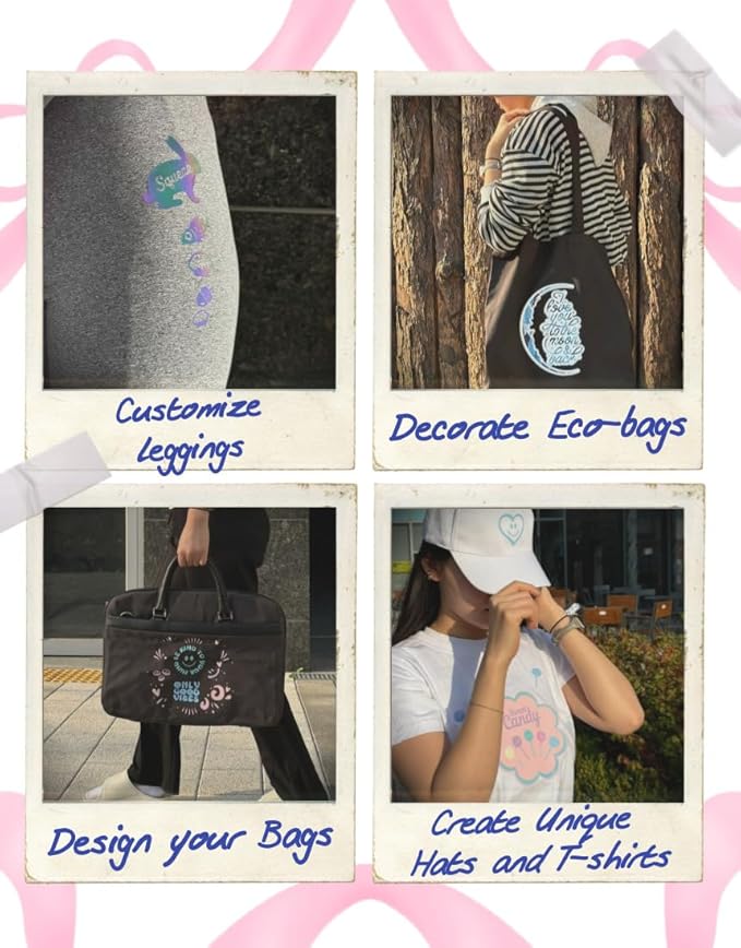QuuCut Heat Transfer Vinyl Bundle: 12 Pack 12" x 10" Sheets, Reflective Silver, Rainbow and Glow in The Dark, Iron on Vinyl for T-Shirts, Cricut & Silhouette - Easy to Cut & Weed