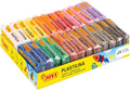 Jovi - Plastilina, 24 Bars of Reusable and Non-Drying Modeling Clay in 12 Assorted Colors, 100% Vegetable-Based, Non-Toxic and Gluten-Free, for Arts & Crafts Projects, Total of 2.64lb