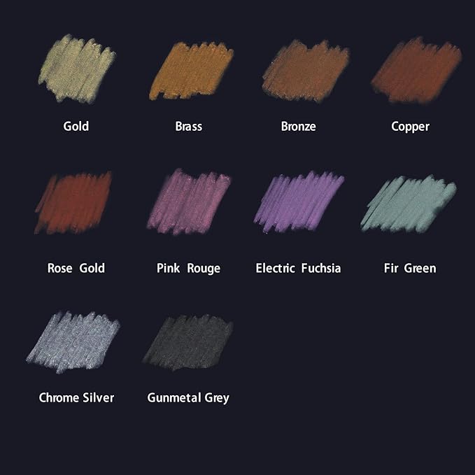 Mont Marte Metallic Soft Pastels 10pc