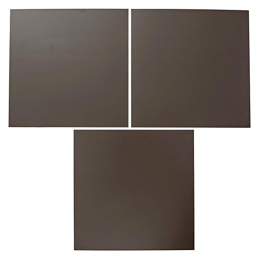 EAGLE 1: 12" x 12" 26 Gauge Sheet Metal Squares (3 Pack Per Order, Multiple Colors) Great for Arts, Crafts, DIY Home or Work Projects (18" X 18", Bronze)