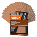 Fandeli | Multi-Purpose Sanding Paper | Assorted Grits (80,120,220) | 25 Sheets of 9'' x 11'' | Perfect for Sanding Metal and Sanding Wood | Hand Sanding | Orbital Sanders