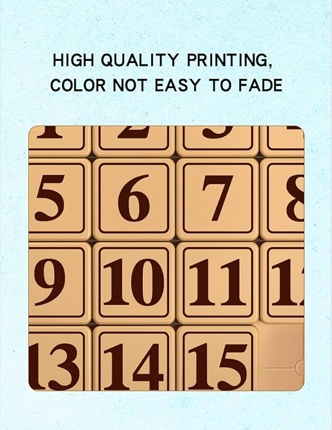 Cuberspeed magnetized Klotski Puzzle Slide Number Puzzle Puzzle Brain Teasers Toy Tangram Jigsaw Intelligence 15 Klotski Puzzle