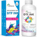 DTF Ink White 1000ml for I3200 XP600 R1390 L1800, ET-8550, ET-2850 XP-15000, R2400, L800, 1430, P400,P800,R2000, Heat Transfer Ink Conversion Kit Refill for All DTF Printers,for DTF Film