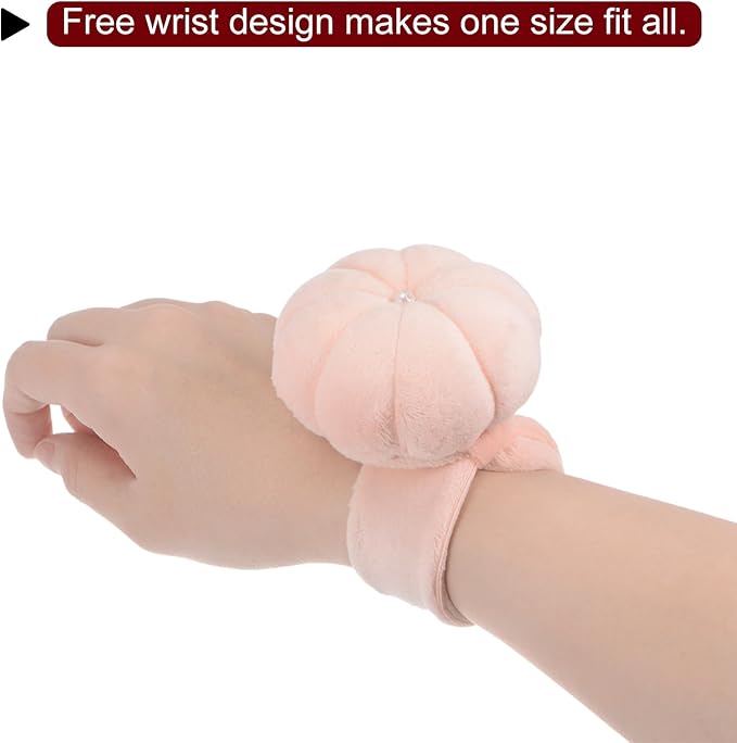 HARFINGTON Wrist Pin Cushions Band Sewing Needle Cushion Needle Holder Pincushions with Adjustable Strap Fit All Wrist Sizes for Sewing Quilting Needlework Crafts, Red