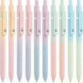 Vanhench 10Pcs Gel Pens, Cute Pens for Trendy Teen Girl Stuff, Happy Birthday Gift Basket, Aesthetic School Supplies, Ideal for 8 9 10 11 12 13 14 Year Old Girl (10PCS Gradient)