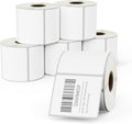BETCKEY - 2.25" x 2" (57 mm x 51 mm) Address Removable Film Label - Durable Waterproof - Compatible with Zebra & Rollo Label Printer [6 Rolls, 4200 Labels]