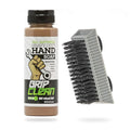 Grip Clean Heavy-Duty Hand Cleaner for Mechanics with Nail Brush - Moisturizing Coconut Oil Hand Cleaner Liquid Hand Soap with Stiff Bristle Nail Brush, Lime Scent – 8 Fl Oz Squeeze Bottle + Brush