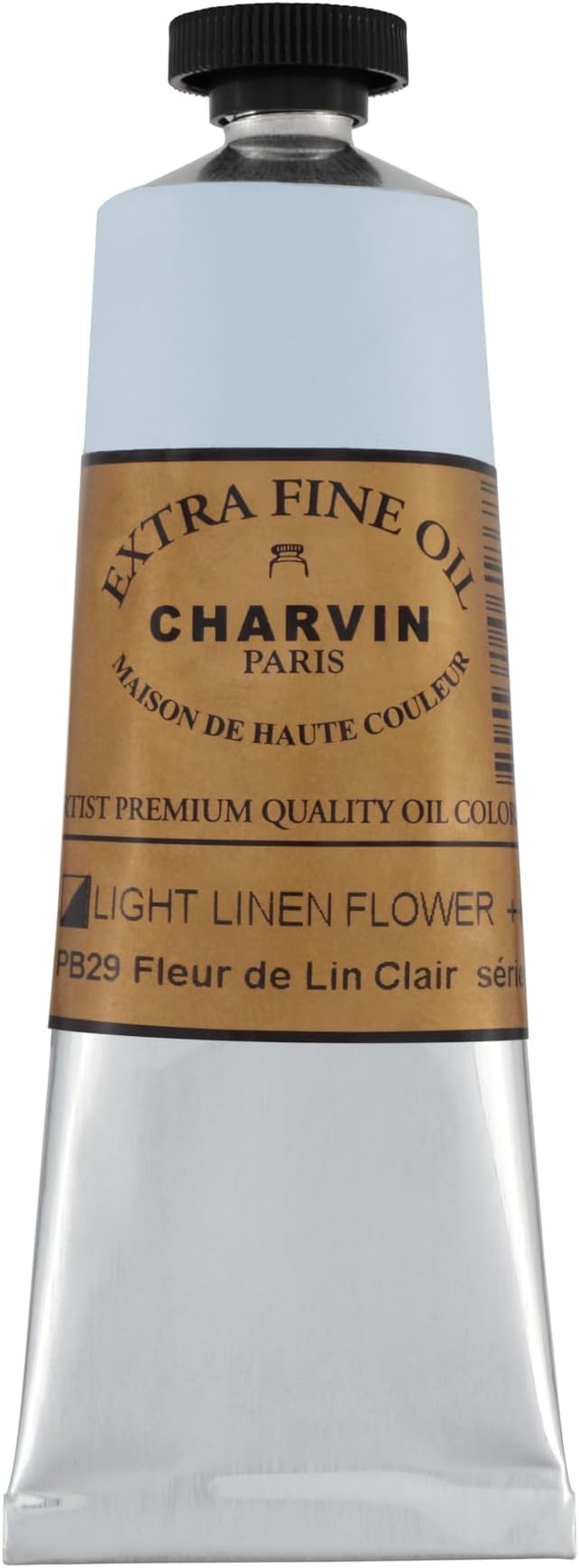 Charvin Extra Fine Oil Paint, Linen Flower Light 60 mL - Triple-Milled, Rich Texture, Poppy Oil-Based, Light-Fast, Handmade, Archival Quality