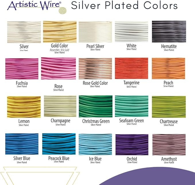 Artistic Wire, 20 Gauge Tarnish Resistant Colored Copper Craft Wire, Natural, 15 yd