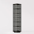 YOWOS Rotating Bookshelf Tower, 360 Display Spinning Bookcase, Bamboo Bookshelf Floor Standing Storage Rack, Wood Narrow Book Shelf Organizer for Kids&Adults (Black, 6 Tier)