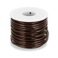 MECCANIXITY 9 Gauge Anodized Aluminum Craft Wire Bendable Bonsai Training Wire 56 Feet 3mm for Sculpting Crafts Wreath Floral Beading Jewelry Making, Brown