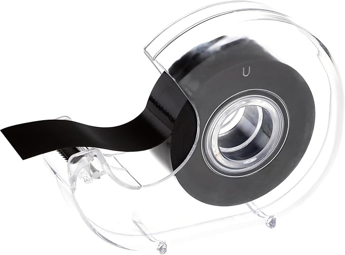 STOBOK Magnetic Tape Dispenser, Flexible Magnetic Tape Magnetic Strip with Adhesive Backing and Tape Dispenser, Magnetic Tape Roll for Crafts DIY Projects Home Office Use