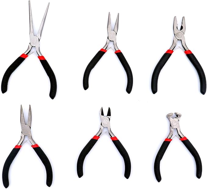 6 PCS Mini Pliers Set