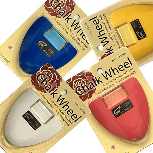 YEQIN Chalk Wheel Fabric Marker Tailor's Chalk DIY Sewing Parts (White)