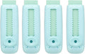 PATIKIL 4 Pack Erasers, Sliding Retractable Eraser Push Pull Cute Pencil Erasers Soft Large Easy to Clean with Plastic Sleeve for Sketching Drawing Artists Teacher Pencils, Green