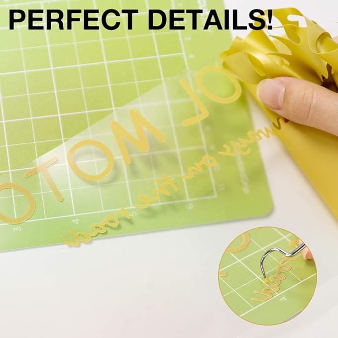 HTVRONT Heat Tranfer Vinyl Roll - 12” x 80ft Gold HTV Vinyl for T Shirts, Iron on Vinyl Compatible with Cricut Cutting Machine - Easy to Use for Personalized Gifts (Gold)