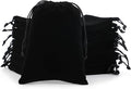 Velvet Drawstring Jewelry Bag, 50Pcs Black Dice Bag, 5x7 Tarot Card Pouch, Or Wrapping Halloween Party Favors, Mojo, Small Bussiness, Jewelry, Rings, For Church