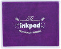 GTLZLZ Large Ink Pad for Rubber Stamps, 5" x 4" Washable Craft Stamp Pad for Kids, Fingerprint Ink Pad for Paper, Scrapbooking, Wood Fabric (Purple)