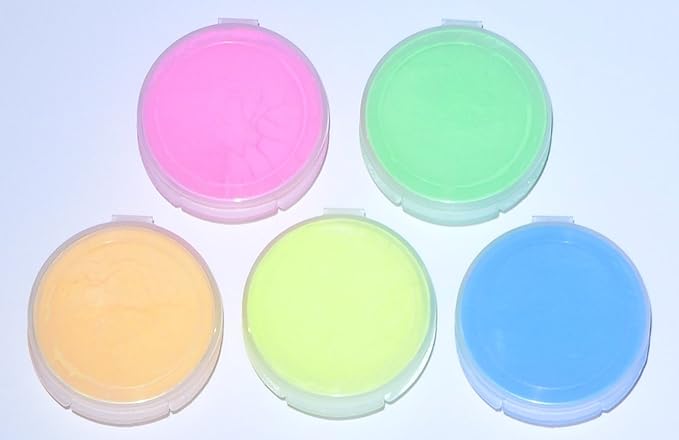 Fluorescent 5 Color Pack Glow in The Dark Pigment Powder - 12g Each, 60g Total…