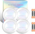 Ownest 4 Pcs Neon Chrome Nail Powder, Unicorn Chrome Nails Glitter Pigment, Aurora Iridescent Powder Pigment for Nails, Opal Pearl Mica Powders, Chameleon Pearl Manicure Pigment