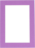 5.5x8.5 Mat for 8.5x11 Frame - Precut Mat Board Acid-Free Dark Purple 5.5x8.5 Photo Matte For a 8.5x11 Picture Frame, Premium Matboard for Family Photos, Show Kits, Art, Picture Framing, Pack of 1 Mat